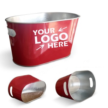  10QT Tin Box Beverage Bucket
